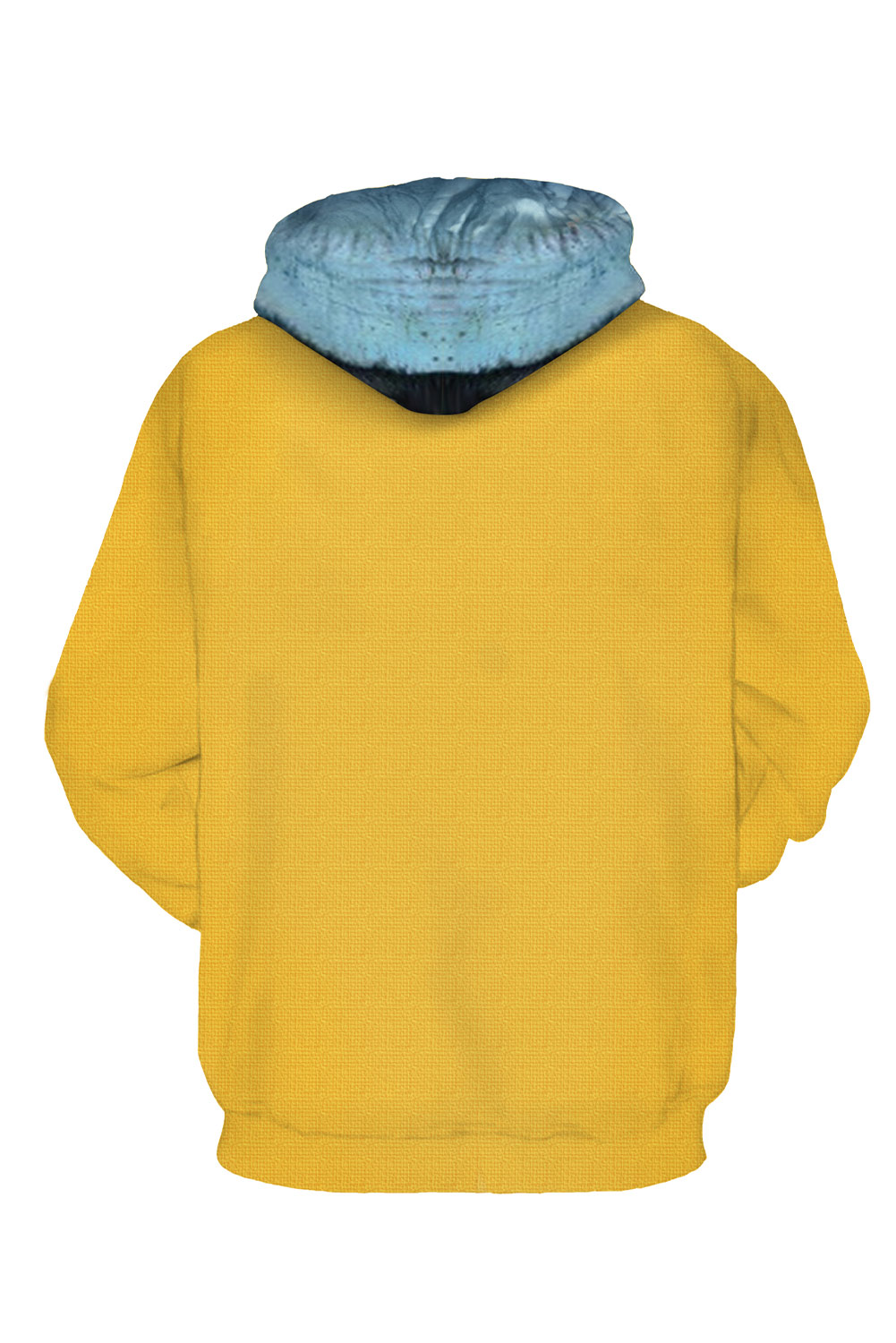 Beetlejuice 2 Bob-Shrinker Shrunken Head Yellow Pullover Hoodie Outfits Halloween Cosplay Costume