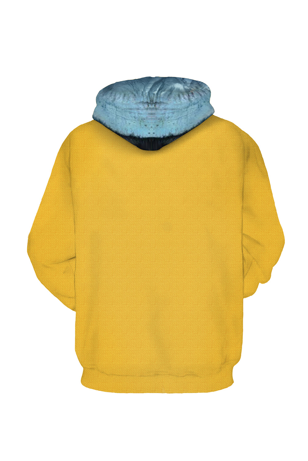 Beetlejuice 2 Bob-Shrinker Shrunken Head Yellow Zip Up Hoodie Outfits Halloween Cosplay Costume