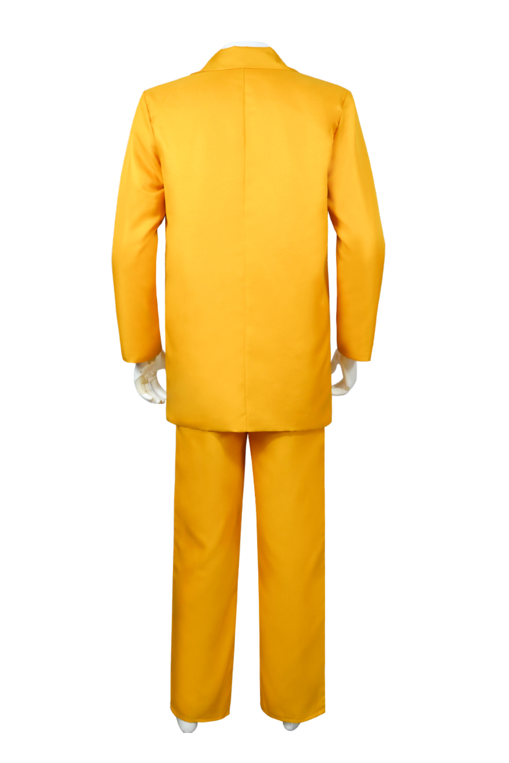 Beetlejuice Shrunken Head Bob Shrinker Yellow Suit Outfits Halloween Carnival Suit Cosplay Costume