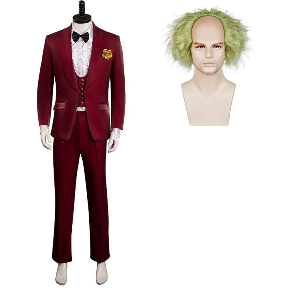 Beetlejuice Zombie Wedding Suit Cosplay Costume Halloween Carnival Suit