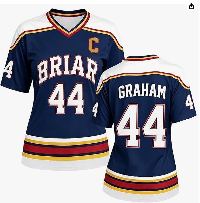 Off Campus Briar University Garrett Graham Hockey Jersey Outfits Halloween Carnival Cosplay Costume