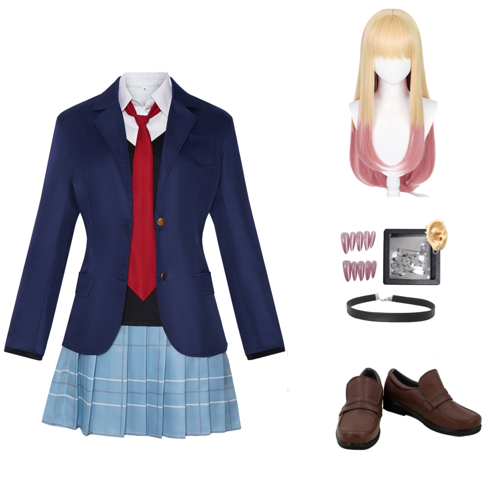 My Dress-Up Darling Season 2 Marin Kitagawa School Unifrom JK Outfits Halloween Carnival Party Cosplay Costume