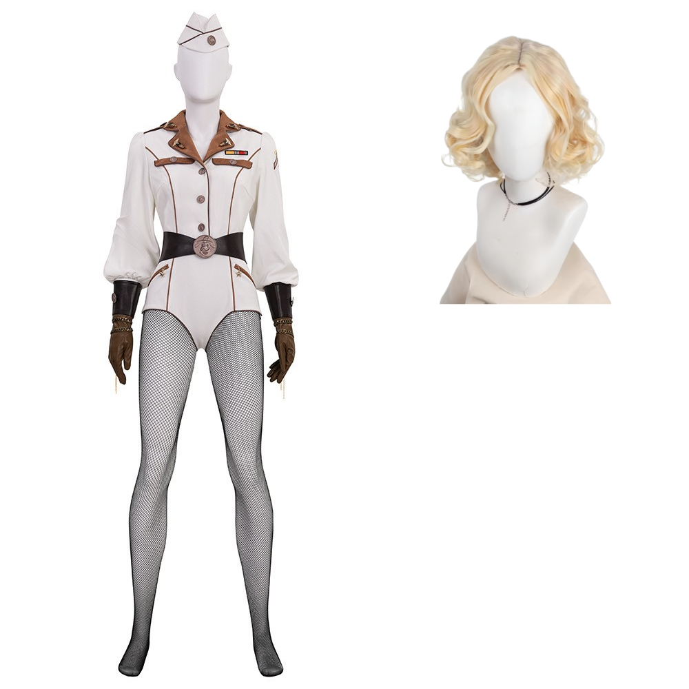 The Boys Vought Rising Private Angel Women White Outfit Halloween Carnival Cosplay Costume