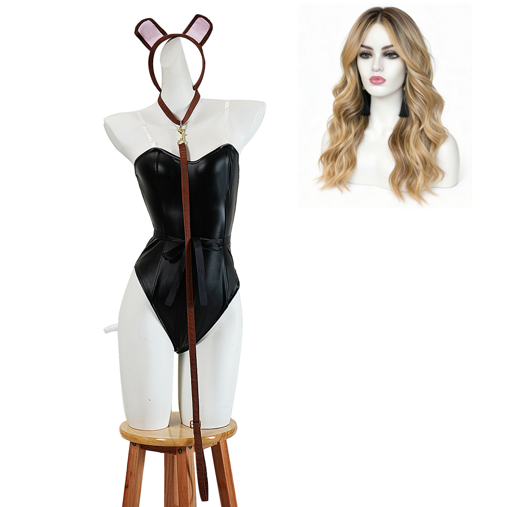 Euphoria Season 3 Cassie Women Black Puppy Outfit Halloween Carnival Cosplay Costume