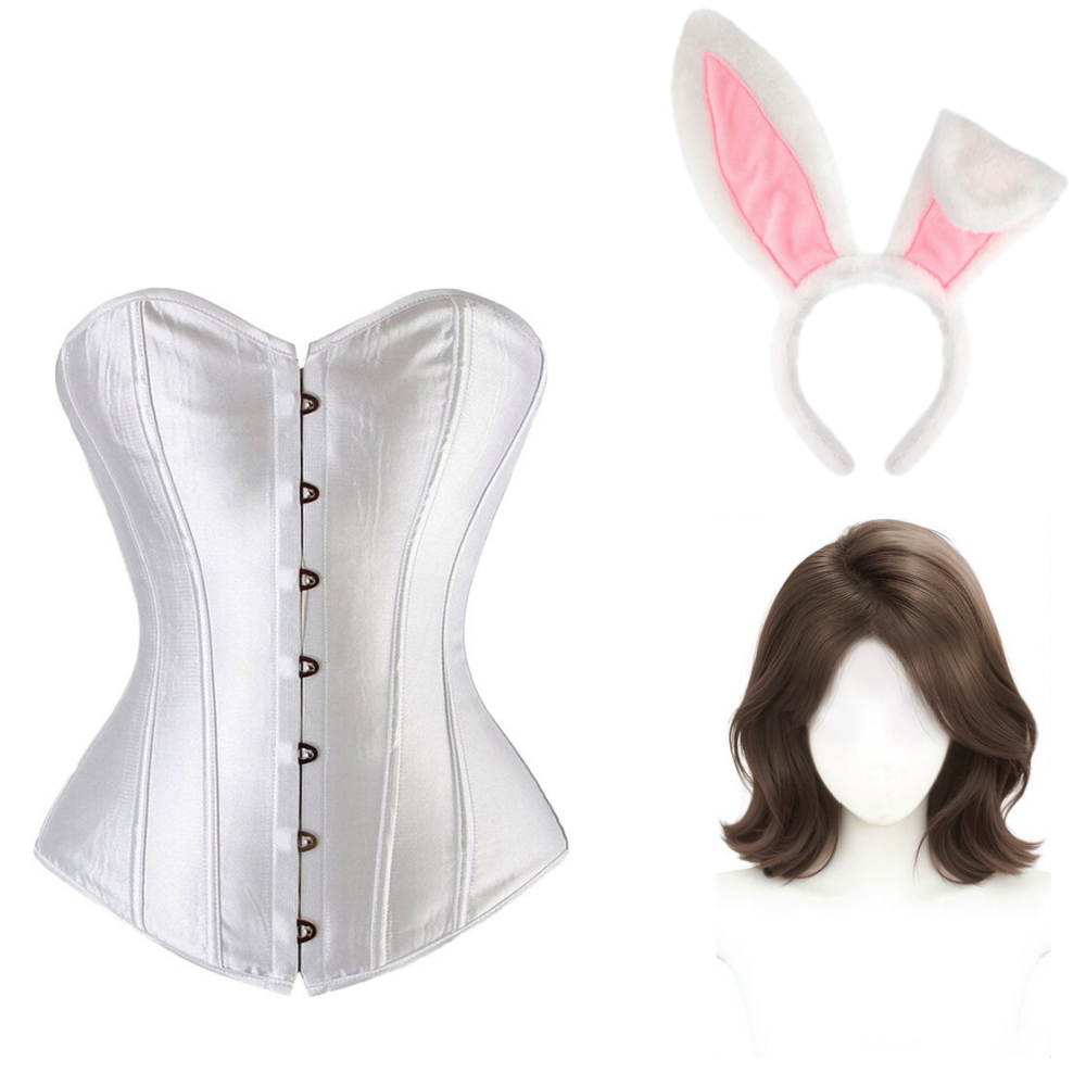 Off Campus Hannah Wells Women White Outfit Halloween Carnival Cosplay Costume