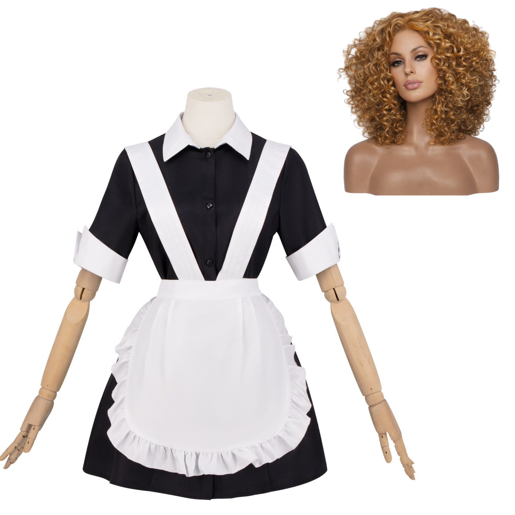 The Rocky Horror Show Magenta Maid Women Maid Uniform Outfits Halloween Carnival Cosplay Costume