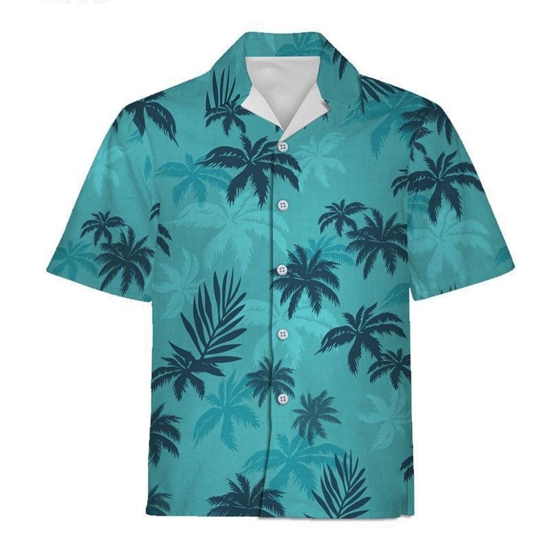 GTA Tommy Green Hawaiian Shirt Outfits Halloween Carnival Cosplay Costume