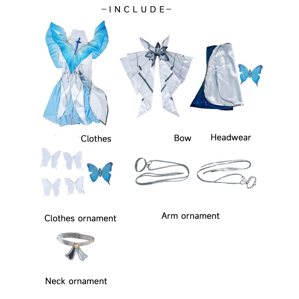 Wuthering Waves the Shorekeeper Fullset Outfits Halloween Carnival Cosplay Costume