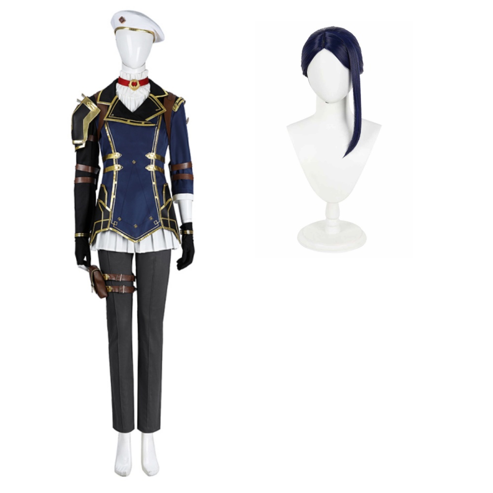 Arcane: League of Legends Season 2 (2024) Caitlyn Kiramman The Sheriff of Piltover Outfits Halloween Carnival Suit Cosplay Costume