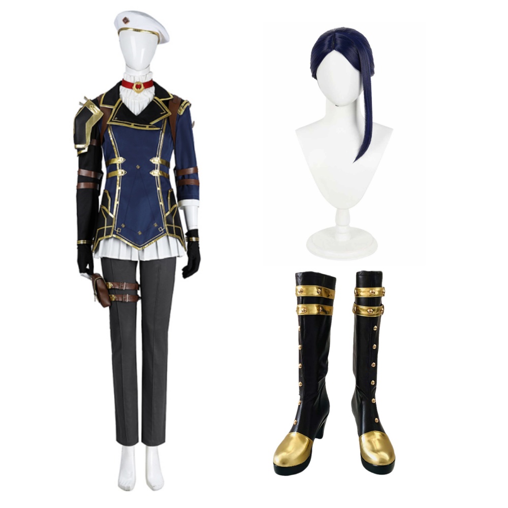 Arcane: League of Legends Season 2 (2024) Caitlyn Kiramman The Sheriff of Piltover Outfits Halloween Carnival Suit Cosplay Costume