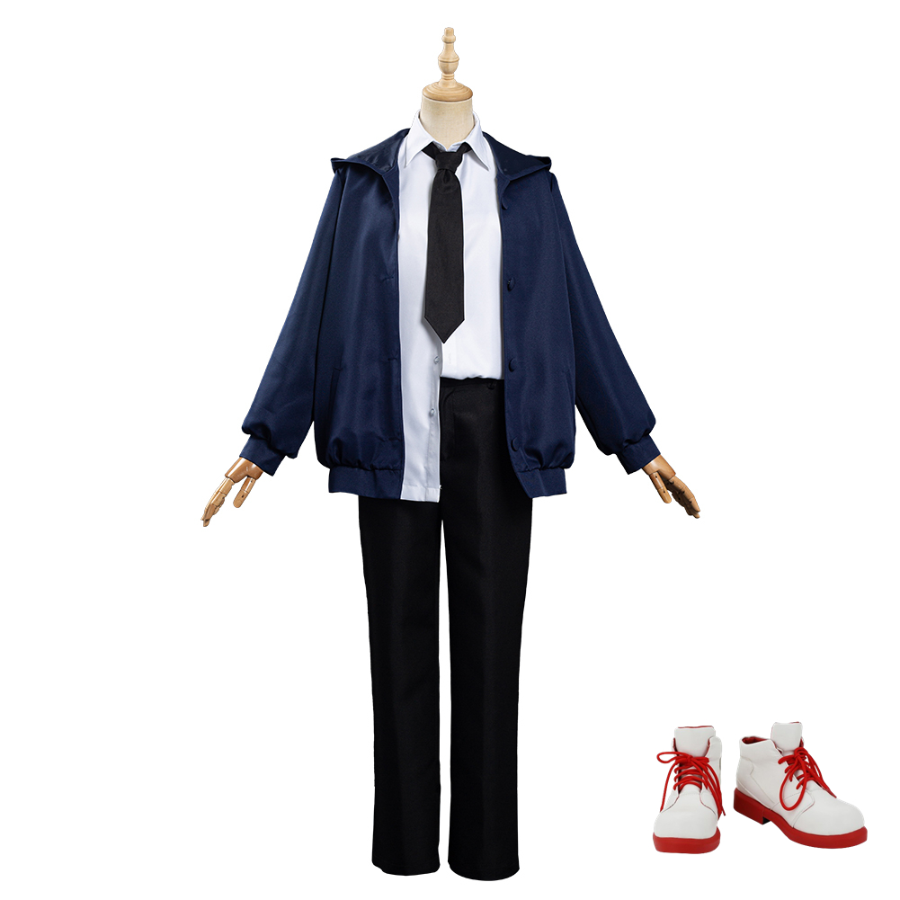 Chainsaw Man Shirt Coat Outfit Power Halloween Carnival Suit Cosplay Costume