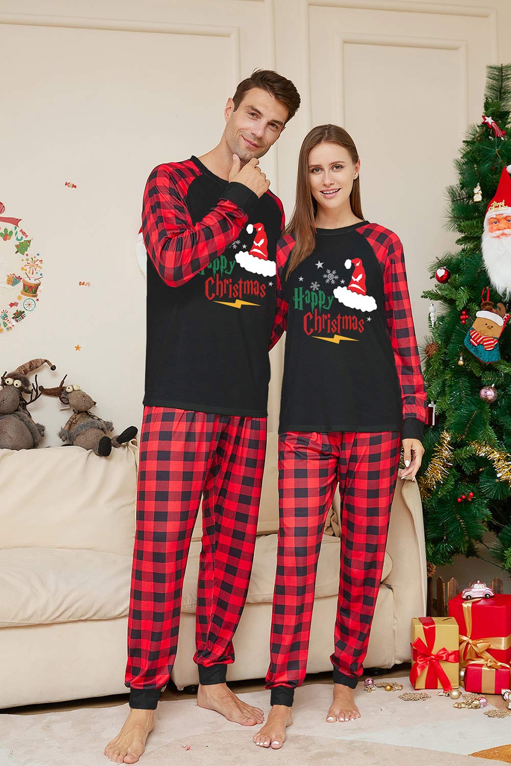 Christmas Male Adult Pajamas Outfits Halloween Carnival Suit Cosplay Costume