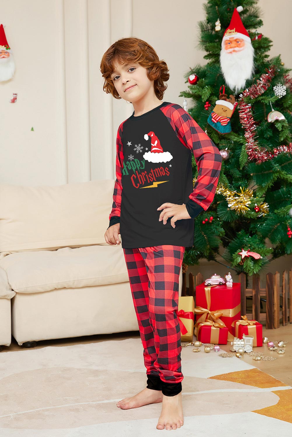 Christmas Male Adult Pajamas Outfits Halloween Carnival Suit Cosplay Costume