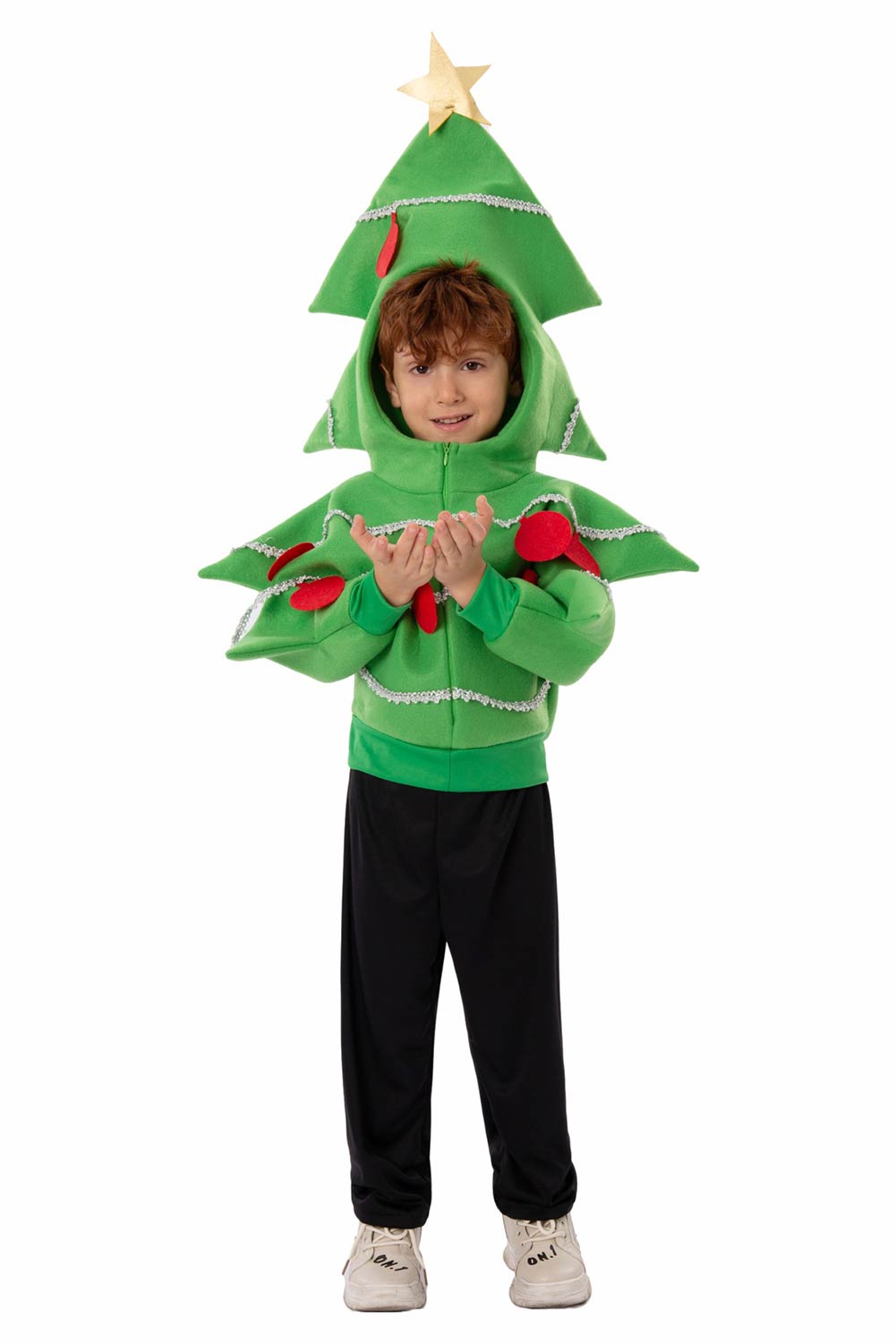 Christmas Tree Kids Children Jacket Outfits Halloween Carnival Suit Cosplay Costume