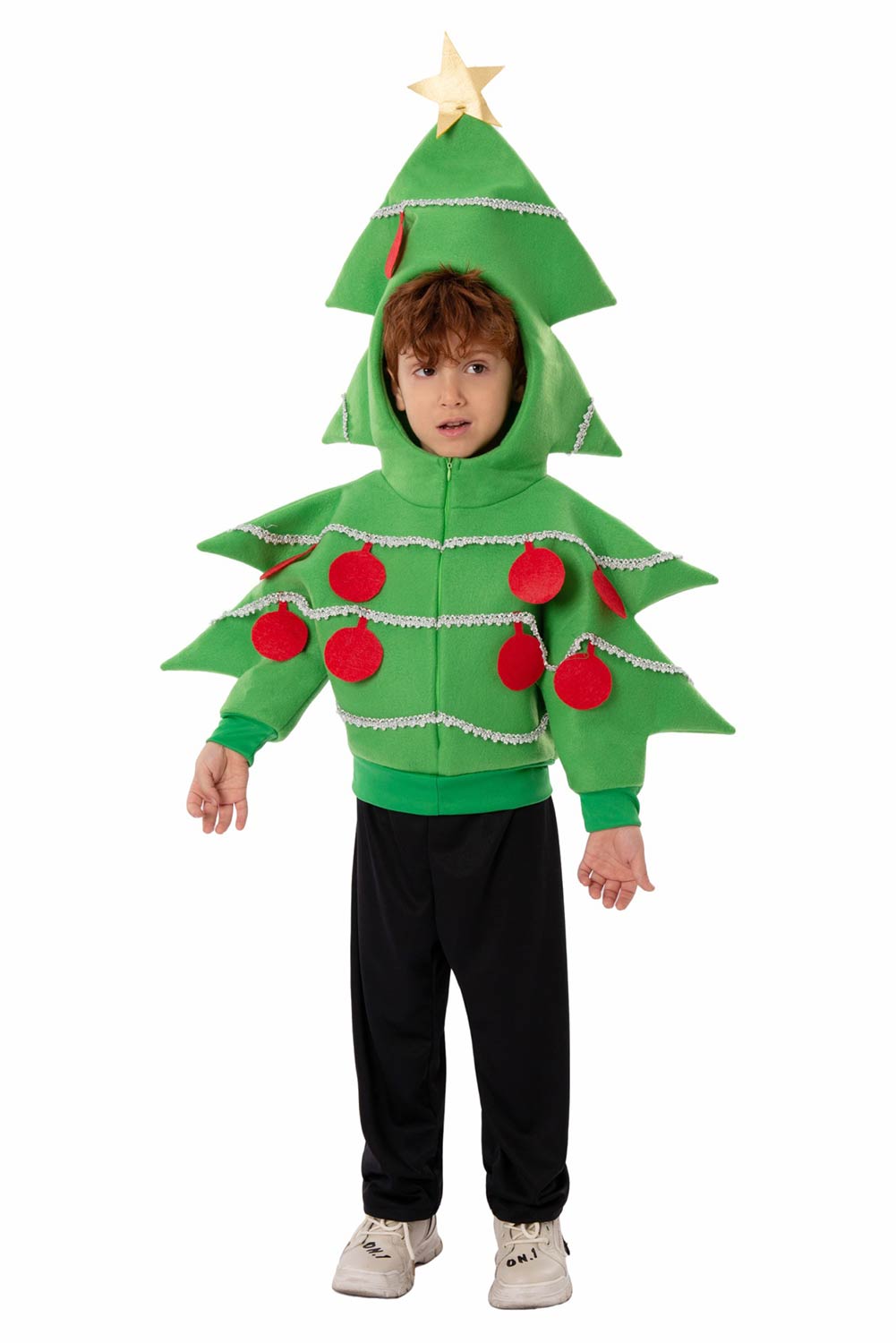 Christmas Tree Kids Children Jacket Outfits Halloween Carnival Suit Cosplay Costume