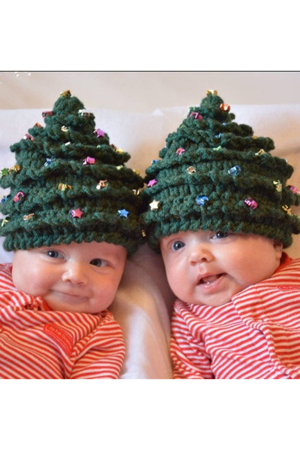 Christmas Tree Knitted Beanie Hat Halloween Costume Accessories