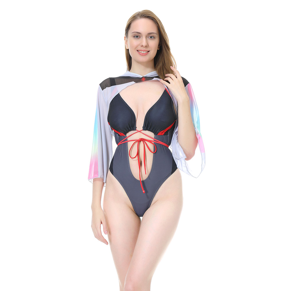 Cyberpunk: Edgerunner Lucy Cosplay Costume Swimsuit Cloak Outfits Halloween Party Suit UUstyle®