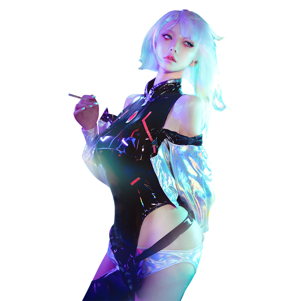 Cyberpunk: Edgerunners - Lucy Cosplay Costume Punk Outfits Halloween Carnival Suit