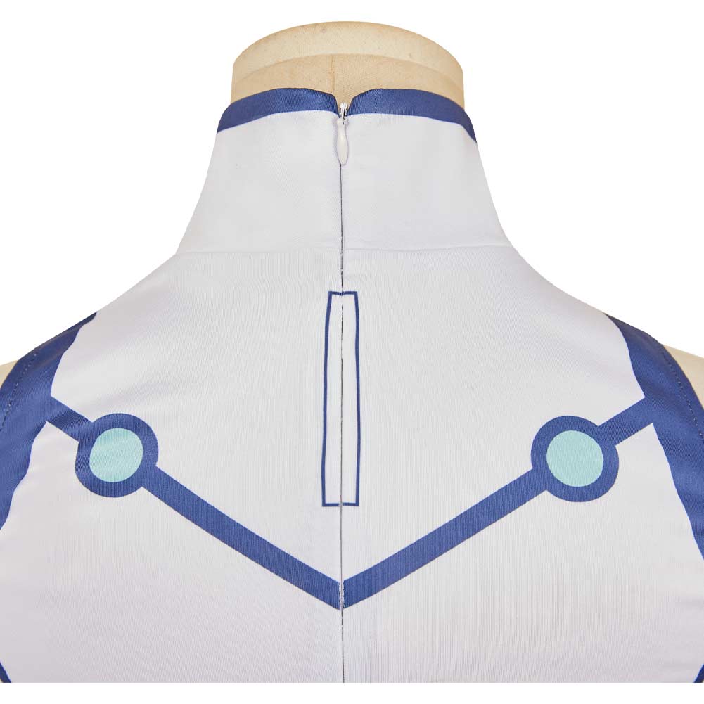 Dandadan Season 2 Vemola Woman White Junpsuit Halloween Carnival Party Cosplay Costume