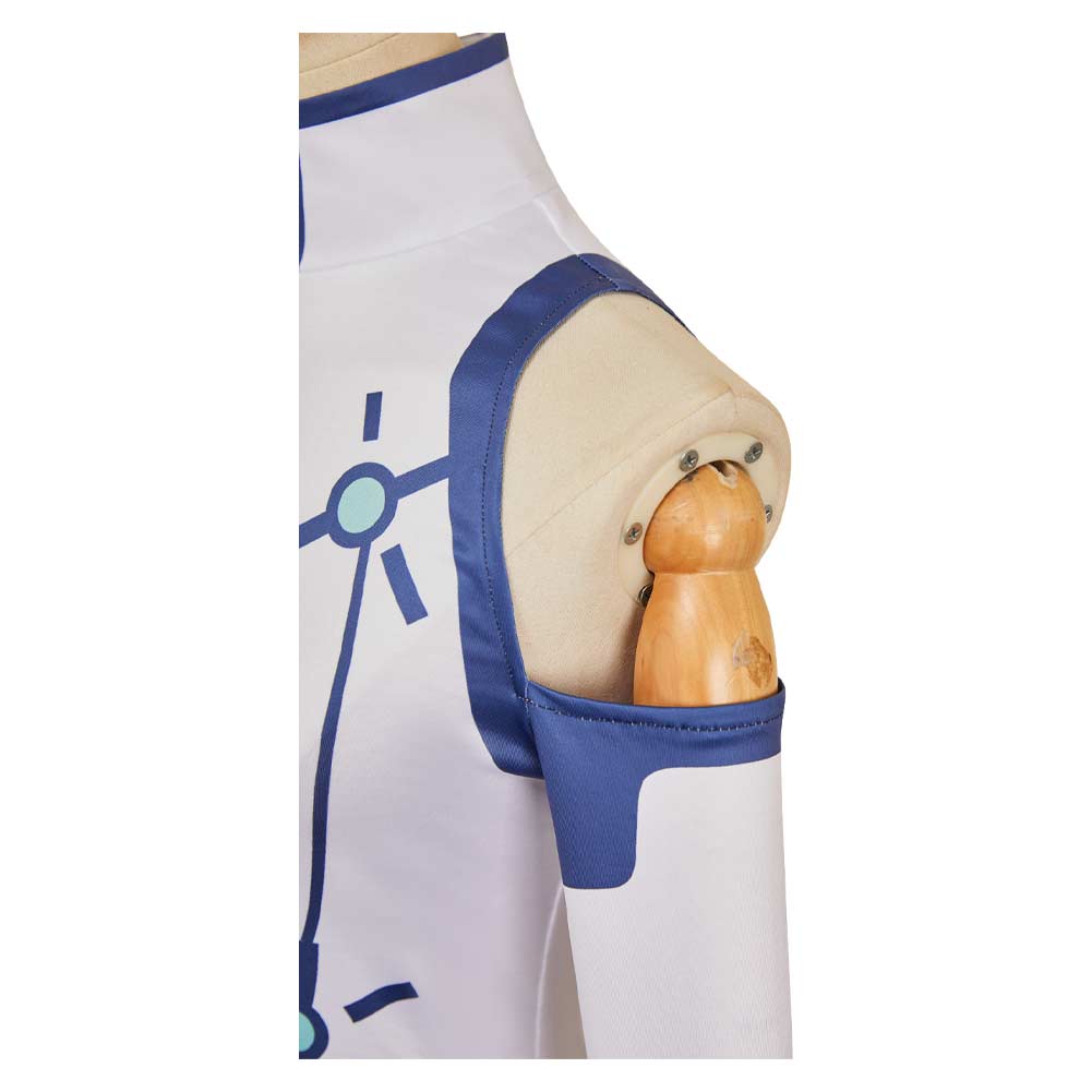 Dandadan Season 2 Vemola Woman White Junpsuit Halloween Carnival Party Cosplay Costume