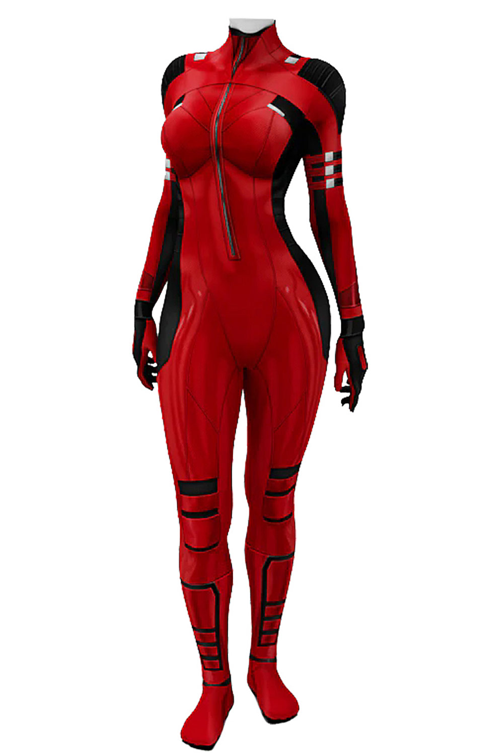 Deadpool & Wolverine Lady Deadpool Lycra Jumpsuit Outfits Halloween Carnival Suit Cosplay Costume
