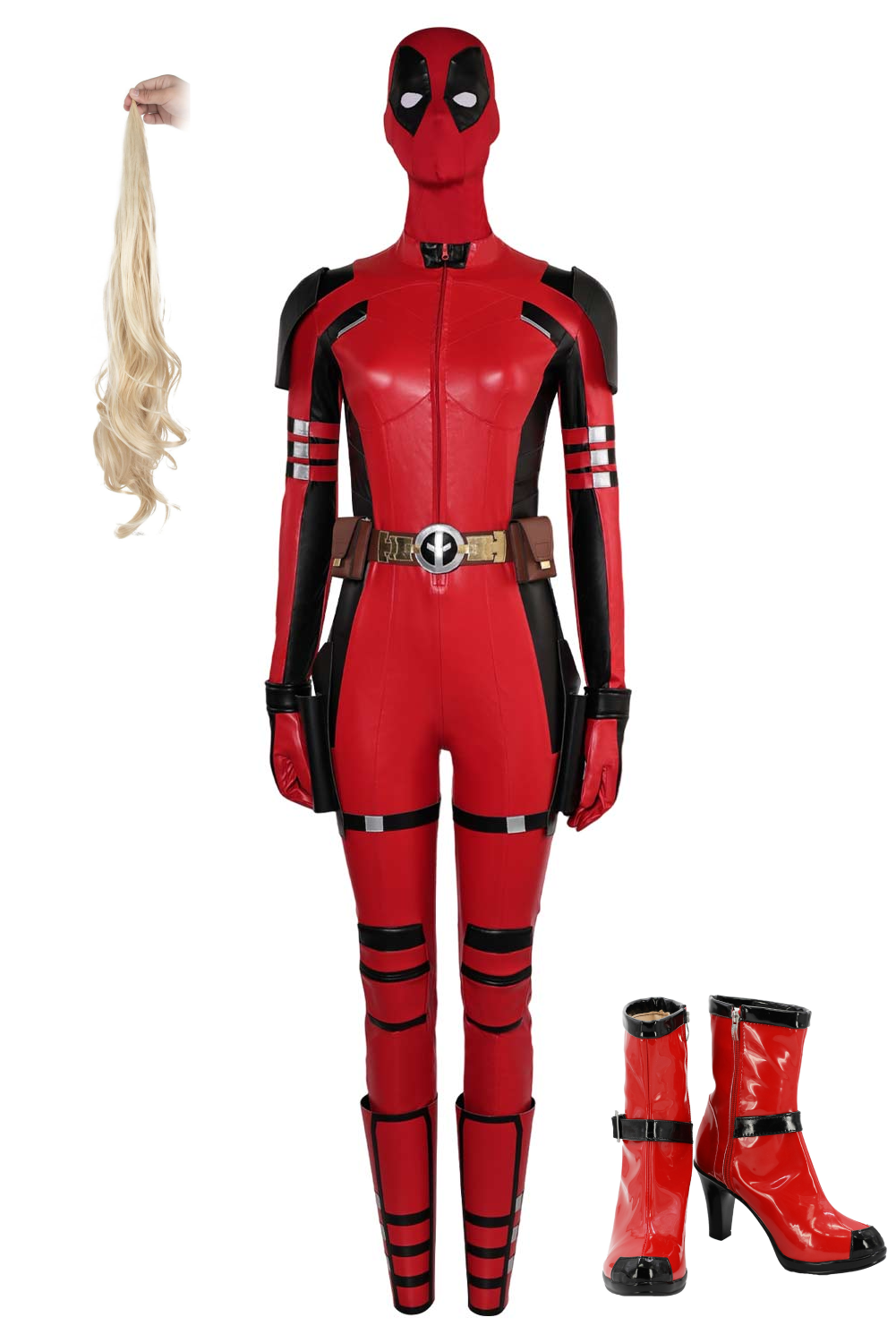 Deadpool & Wolverine Variants Ladypool Women Jumpsuit Outfits Halloween Carnival Suit Cosplay Costume