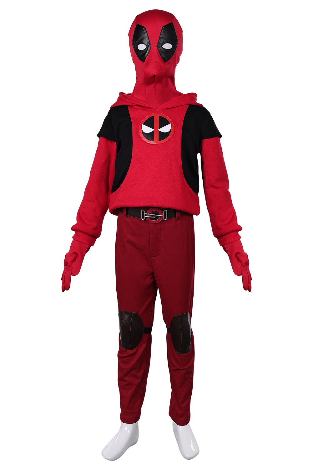 Deadpool & Wolverine Wade Wilson Kids Children Hoodie Set Outfits Halloween Carnival Suit Cosplay Costume