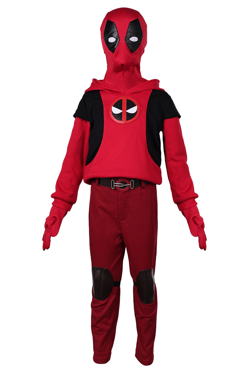 Deadpool & Wolverine Wade Wilson Kids Children Hoodie Set Outfits Halloween Carnival Suit Cosplay Costume