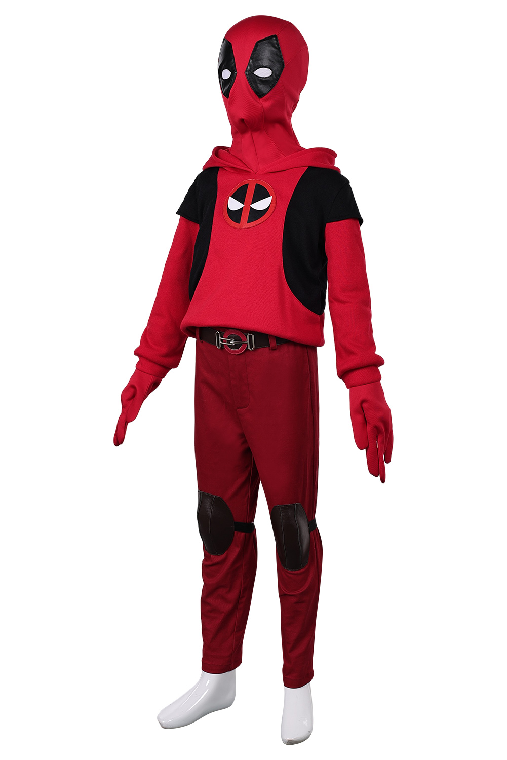 Deadpool & Wolverine Wade Wilson Kids Children Hoodie Set Outfits Halloween Carnival Suit Cosplay Costume