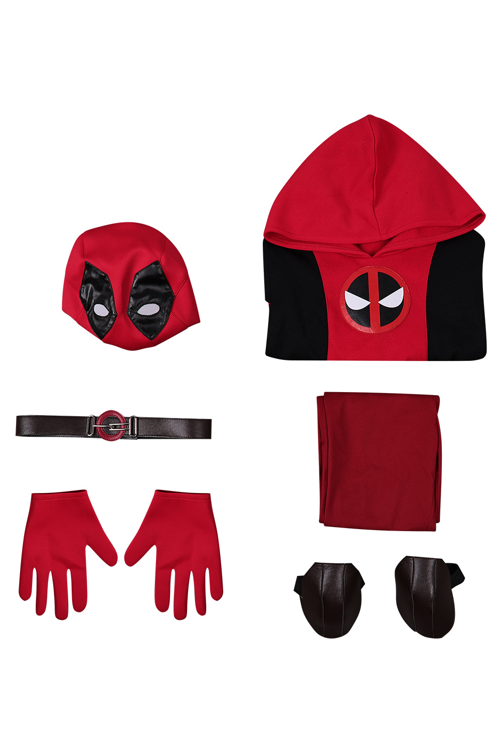 Deadpool & Wolverine Wade Wilson Kids Children Hoodie Set Outfits Halloween Carnival Suit Cosplay Costume
