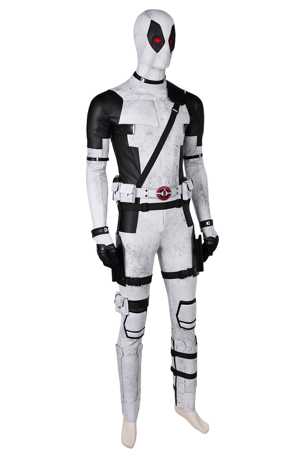 Deadpool & Wolverine Wade Wilson X-Force White Variants Outfits Halloween Carnival Suit Cosplay Costume