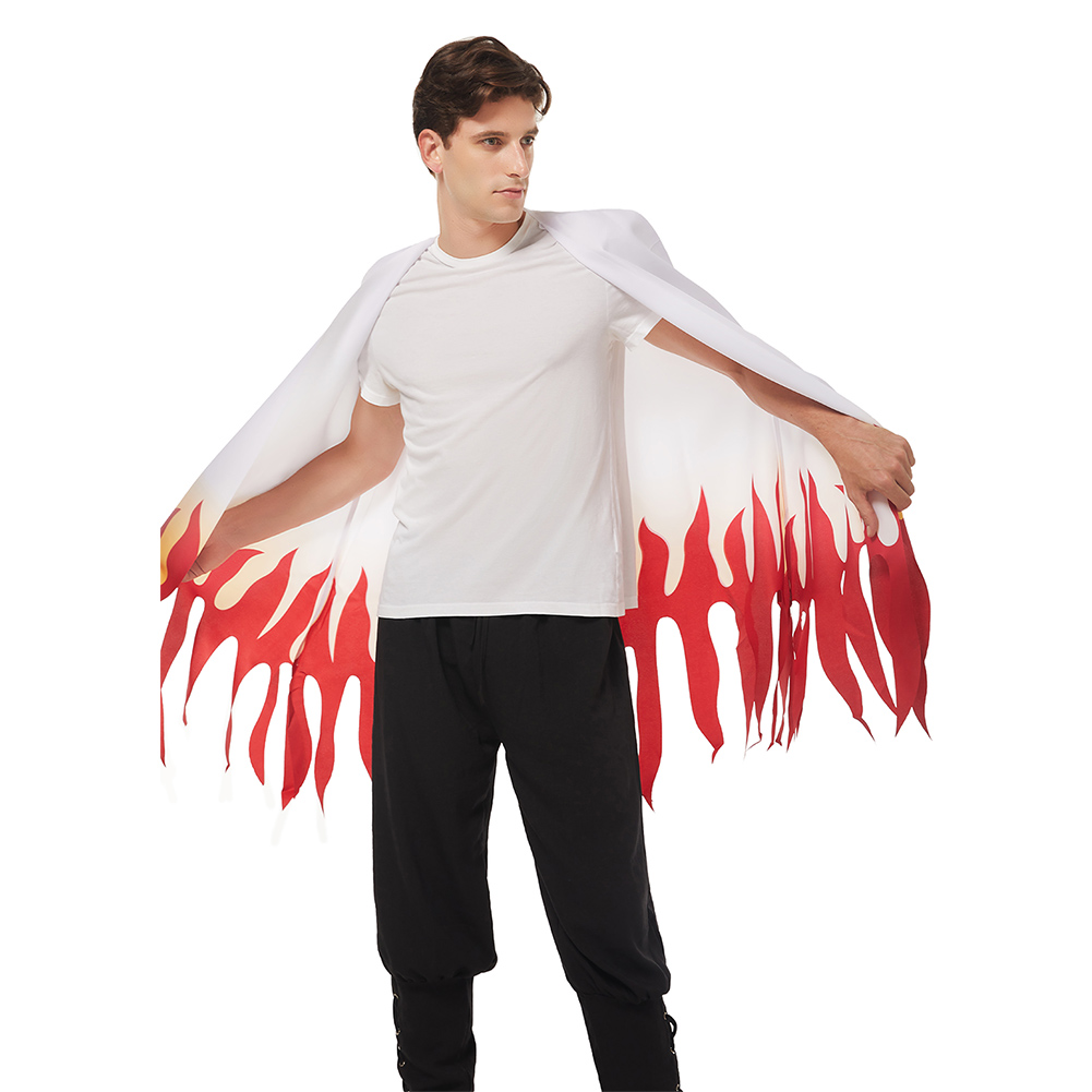 Demon Slayer: Kimetsu no Yaiba Rengoku Kyoujurou Adult Cloak Coat Cosplay Costume Halloween Carnival Suit