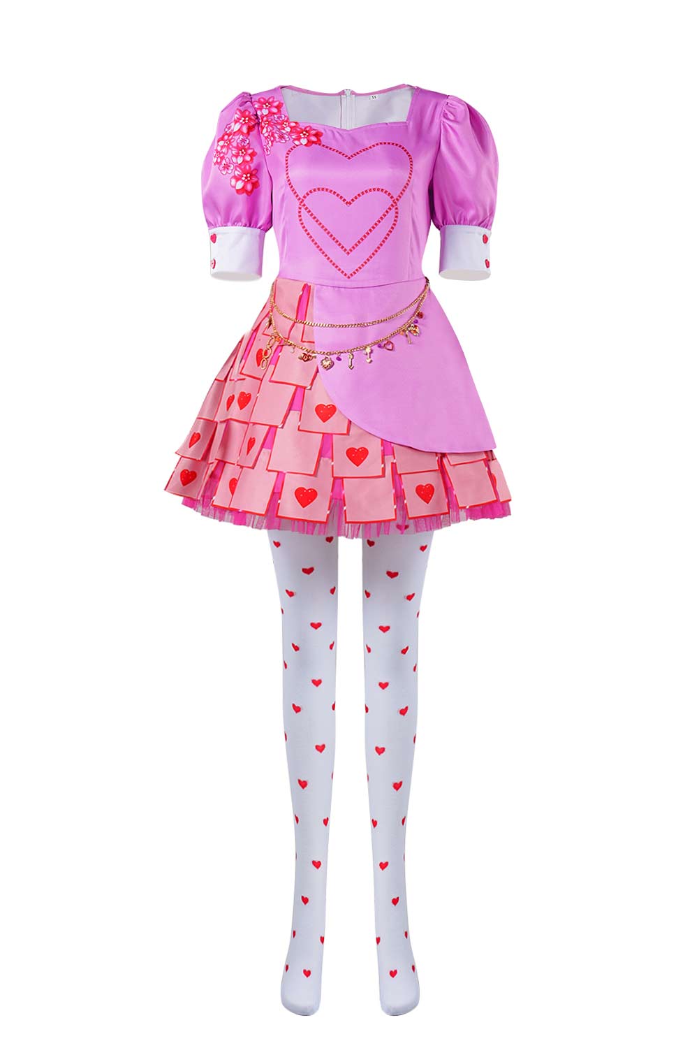Descendants: The Rise of Red 2024 Bridget Dress Full Set Outfits Halloween Carnival Suit Cosplay Costume