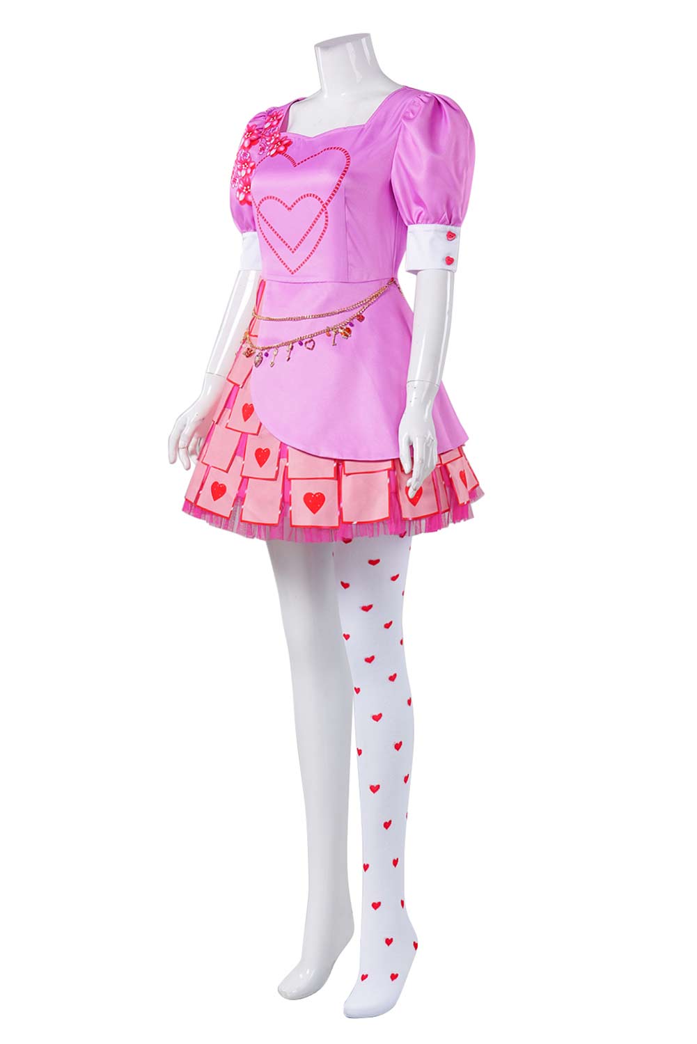 Descendants: The Rise of Red 2024 Bridget Dress Full Set Outfits Halloween Carnival Suit Cosplay Costume