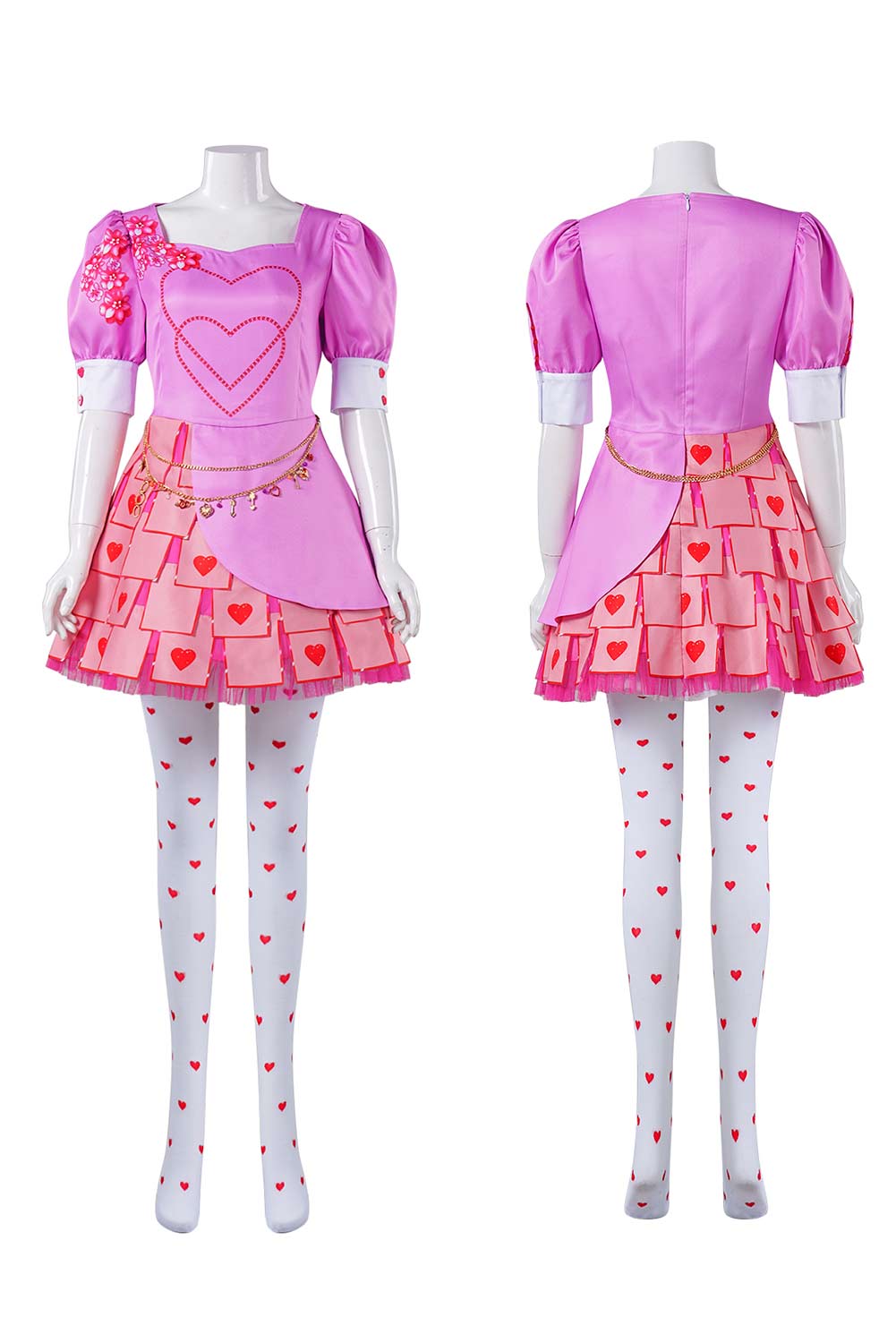 Descendants: The Rise of Red 2024 Bridget Dress Full Set Outfits Halloween Carnival Suit Cosplay Costume