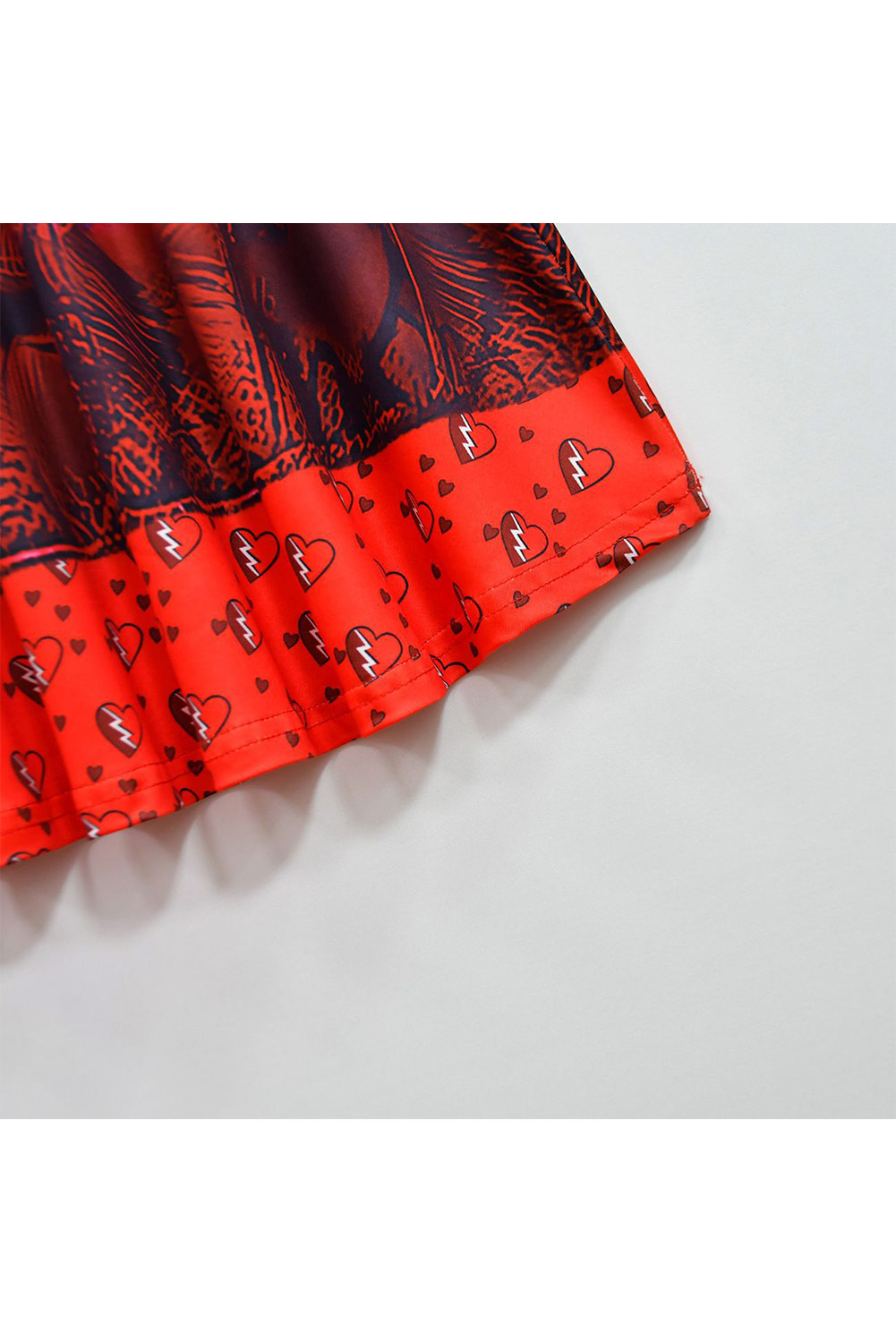 Descendants: The Rise of Red Kids Girls Red Outfits Set Halloween Carnival Suit Cosplay Costume