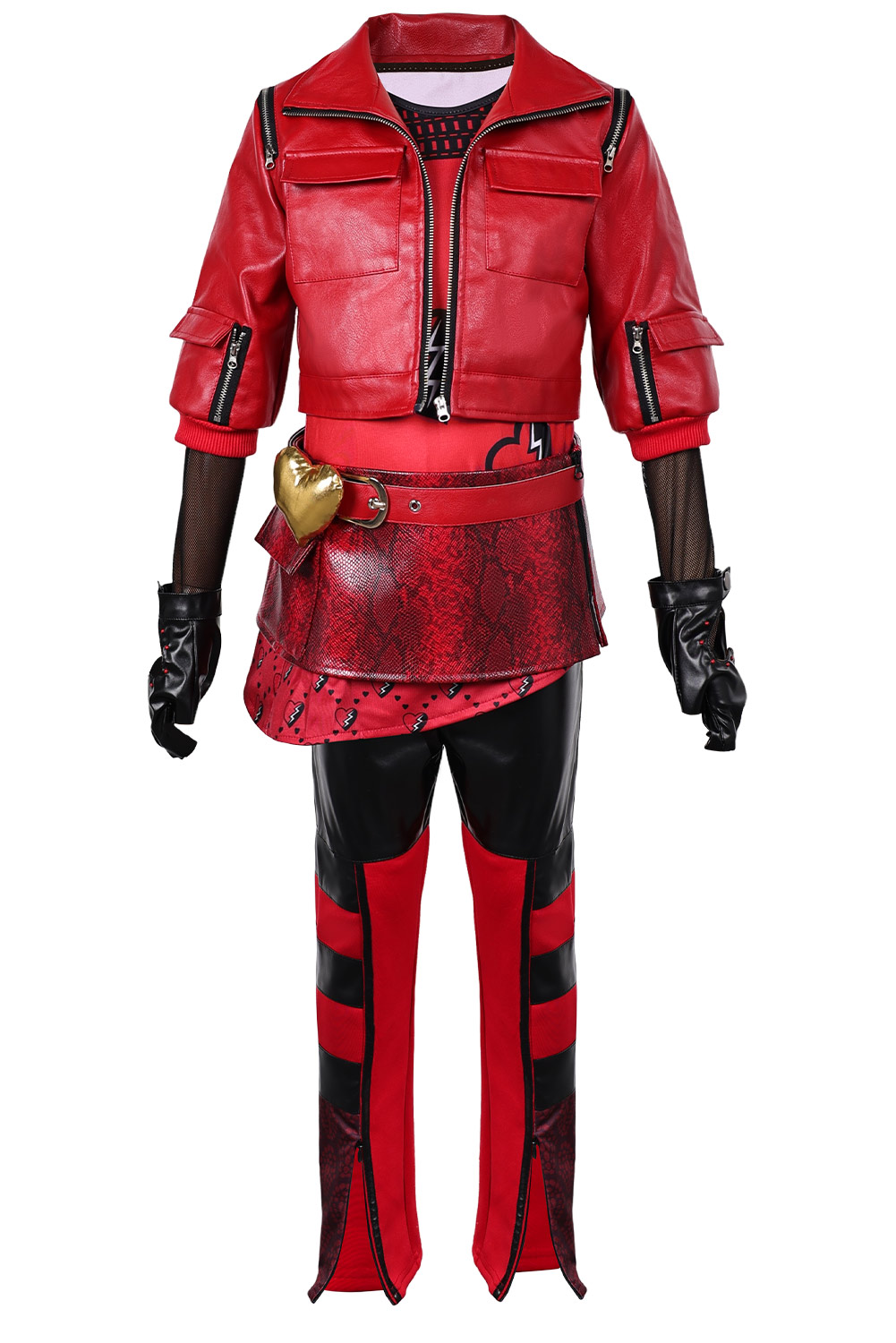 Descendants: The Rise of Red Princess Red Girls Cosplay Outfits Halloween Carnival Suit Costume
