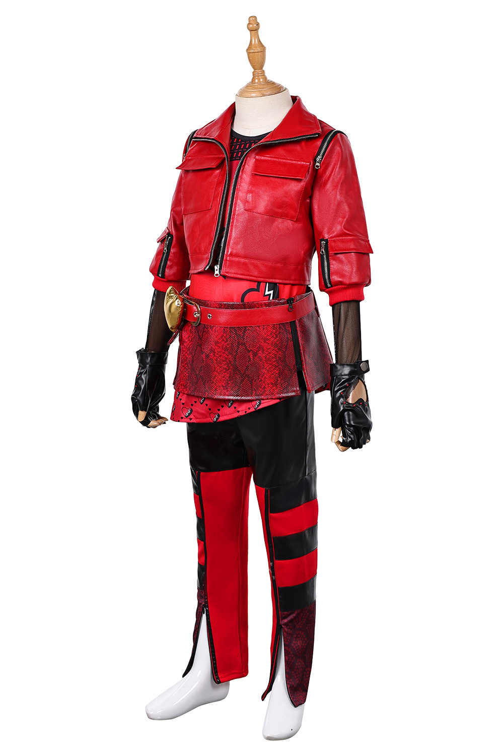Descendants: The Rise of Red Princess Red Girls Cosplay Outfits Halloween Carnival Suit Costume