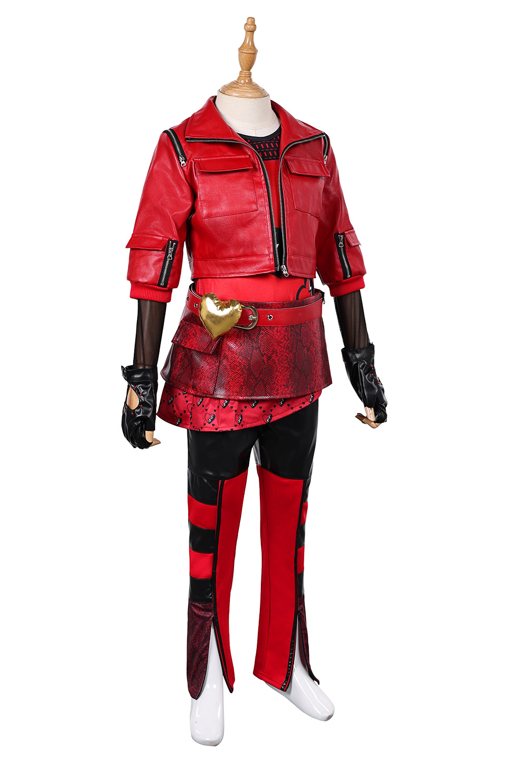 Descendants: The Rise of Red Princess Red Girls Cosplay Outfits Halloween Carnival Suit Costume