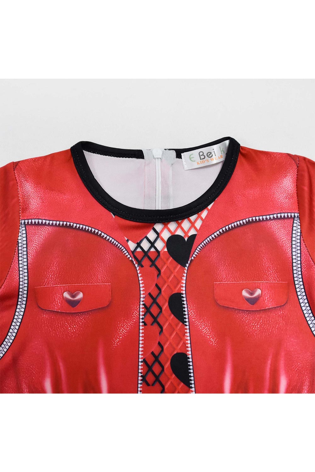 Descendants: The Rise of Red Princess Red Kids Children Jumpsuit Outfits Halloween Carnival Suit Cosplay Costume