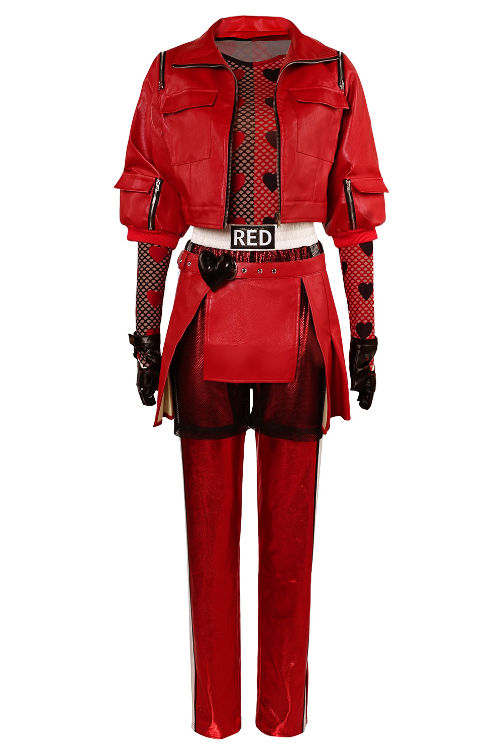 Descendants: The Rise of Red Princess Red Suit Outfits Halloween Carnival Cosplay Costume