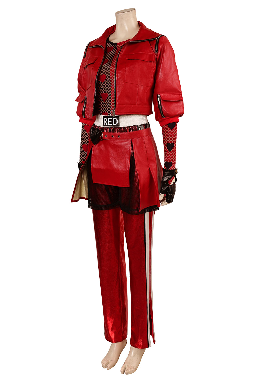 Descendants: The Rise of Red Princess Red Suit Outfits Halloween Carnival Cosplay Costume