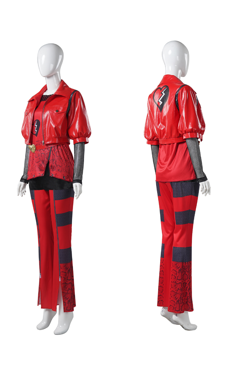 Descendants: The Rise of Red Princess Red Uniform Outfits Halloween Carnival Suit Cosplay Costume