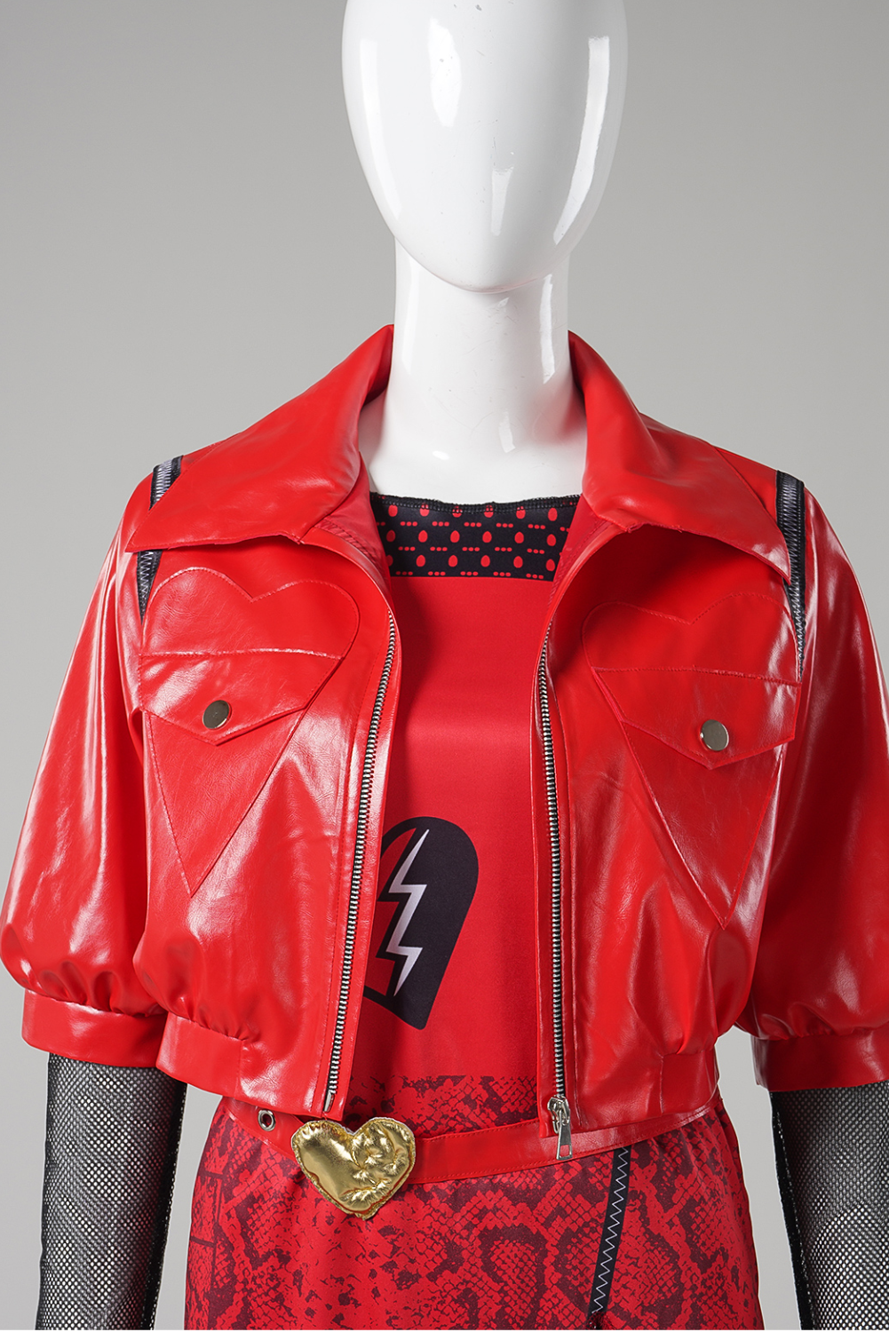 Descendants: The Rise of Red Princess Red Uniform Outfits Halloween Carnival Suit Cosplay Costume