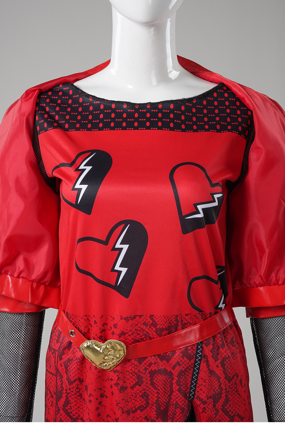 Descendants: The Rise of Red Princess Red Uniform Outfits Halloween Carnival Suit Cosplay Costume