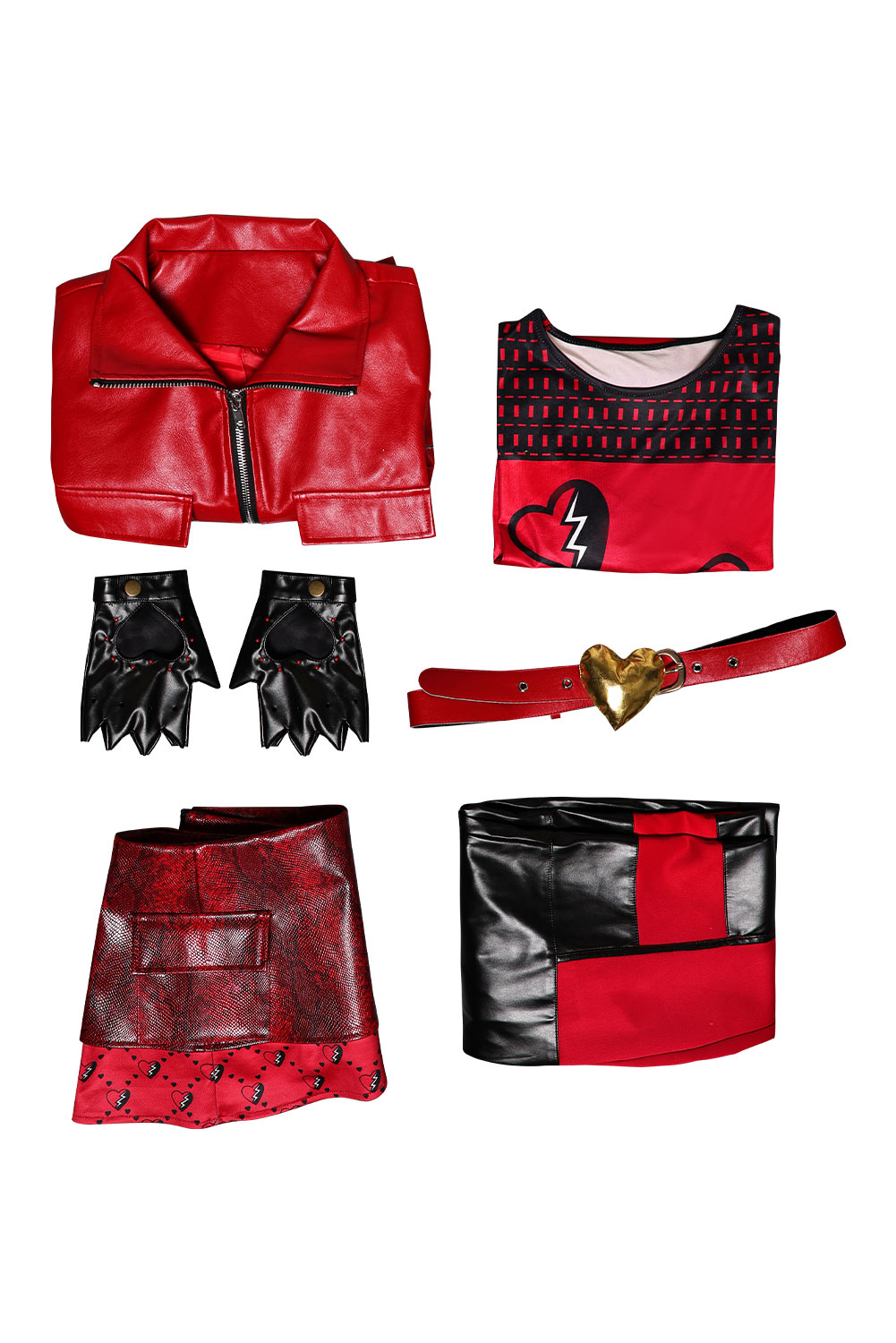 Descendants: The Rise of Red Red Cosplay Uniform Outfits Halloween Carnival Suit Costume