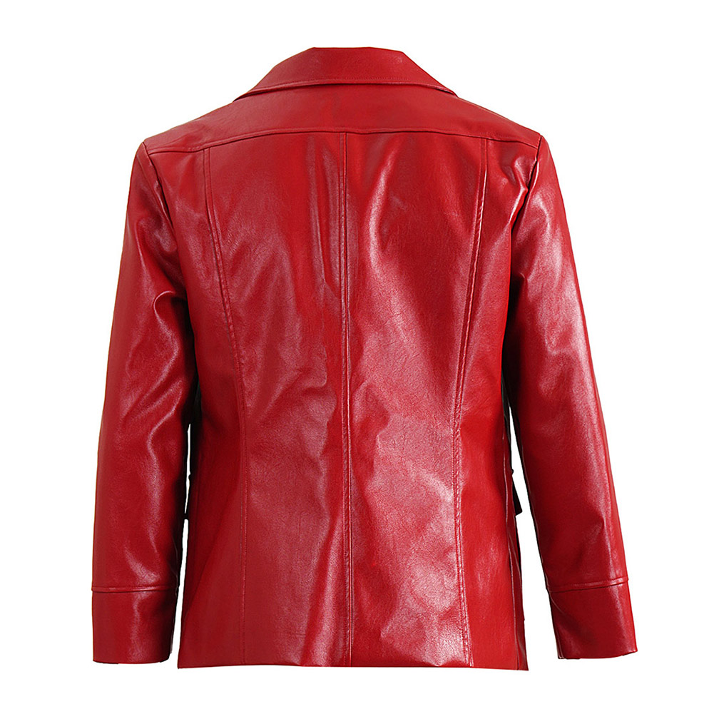 Fight Club Tyler Durden Men Red Jacket Shirt Sunglasses Set Halloween Carnival Party Cosplay Costume