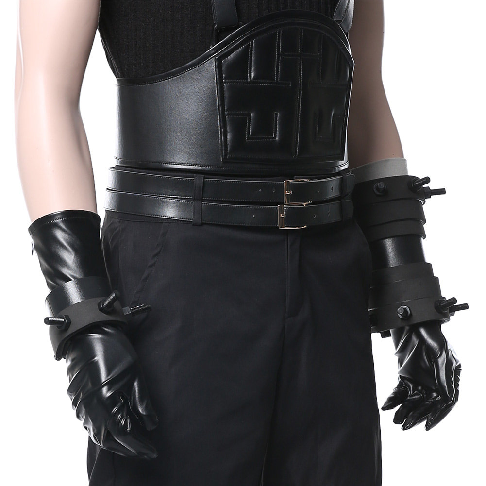 Game Final Fantasy VII Remake Version Cloud Strife Halloween Carnival Suit Cosplay Costume