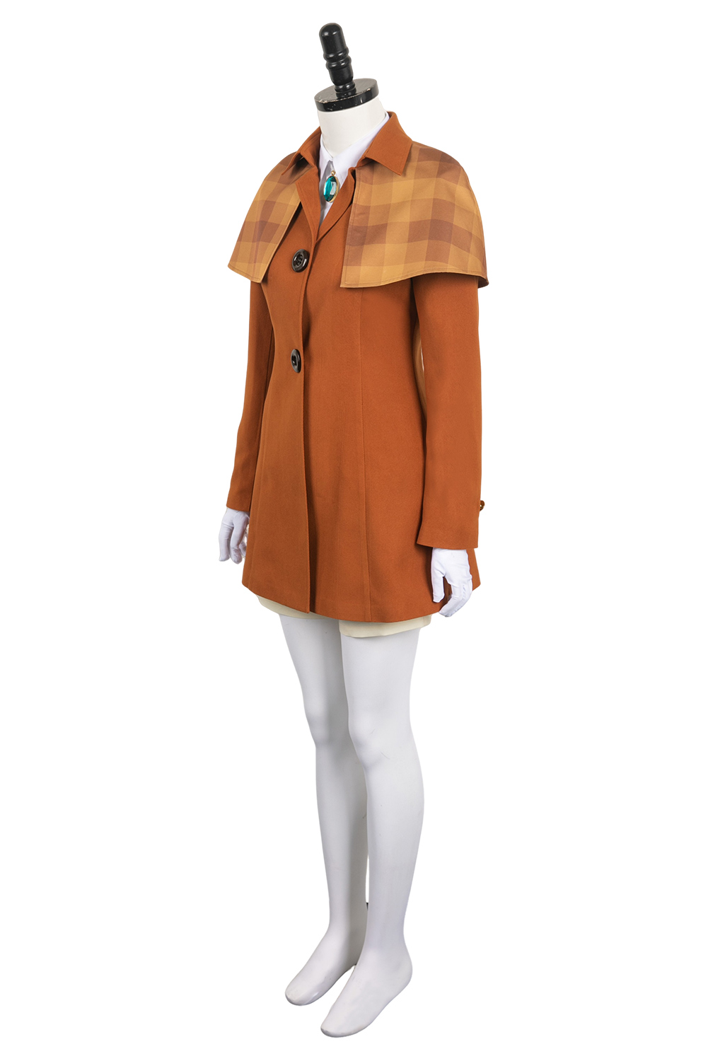 Game 2024 Princess Peach Showtime Princess Peach Brown Detective Outfits Halloween Carnival Suit Cosplay Costume