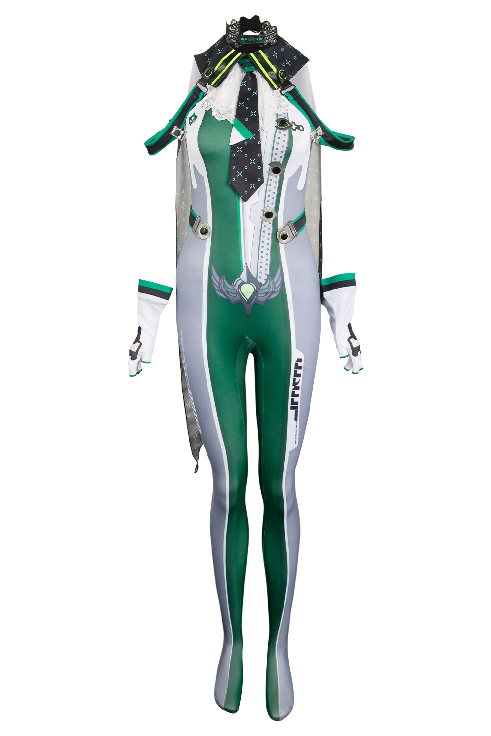 Game 2024 Stellar Blade Eve Green Printed Jumpsuit Outfits Halloween Carnival Suit Cosplay Costume